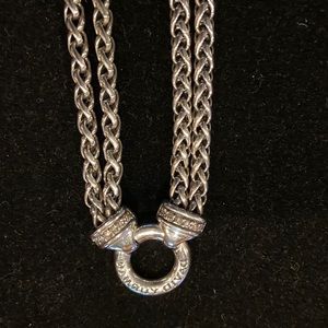 David Yurman Donut Necklace W/Diamonds